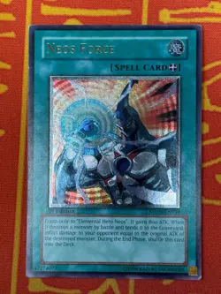 YUGIOH NEOS FORCE ULTIMATE RARE 1ST EDITION EXCELLENT STON-EN039 - Image 1