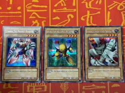 YUGIOH MAGNET WARRIOR SET ALPHA/BETA/GAMMA SECRET RARE DOR-E001/E002/E003 EX - Image 3