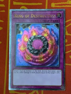 YUGIOH RING OF DESTRUCTION ULTIMATE RARE NEAR MINT DPKB-EN036 - Image 1