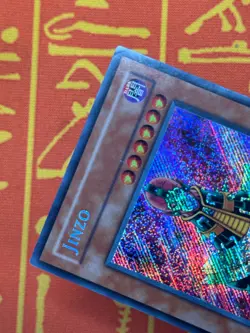YUGIOH JINZO SECRET RARE HEAVY PLAY BPT-011 - Image 3