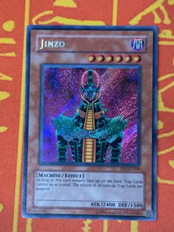 YUGIOH JINZO SECRET RARE NEAR MINT PSV-EN000 NOT 25TH ANNIVERSARY VERSION MC1 - Image 1