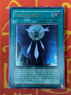 YUGIOH FEATHER SHOT ULTIMATE RARE 1ST EDITION EXCELLENT EEN-EN042 - Image 1