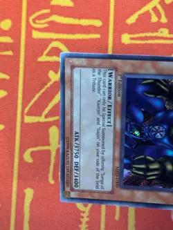 YUGIOH GATE GUARDIAN SECRET RARE 1ST EDITION LIGHT PLAY MRD-E000 - Image 3