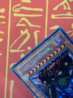 YUGIOH GATE GUARDIAN SECRET RARE 1ST EDITION LIGHT PLAY MRD-E000 - Image 4
