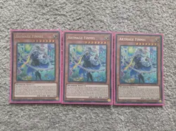 DUAD-EN009 Artmage Finmel x3 Secret Rare 1st Ed YuGiOh Playset - Image 1