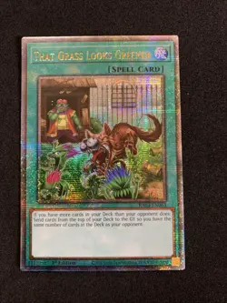 Yugioh That Grass Looks Greener - RA03-EN063 1st Edition QCR NM - Image 1