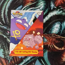 1999 Topps Pokemon Trading Card TV13 #109 Koffing #110 Weezing 0004 - Image 1