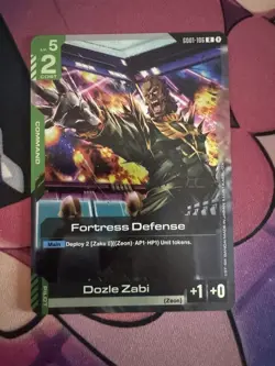 Fortress Defense Foil - GD01-106 NM - Gundam TCG Card Game - Image 1