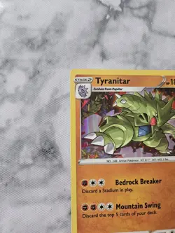 Tyranitar 88/189 HOLO RARE card Sword & Shield Darkness Ablaze 2020 Pokemon - Image 3