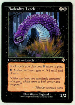 Andradite Leech - Invasion Edition - Magic The Gathering Card - Image 1