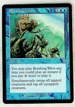 Breaking Wave - Invasion Edition - Magic The Gathering Card - Image 1