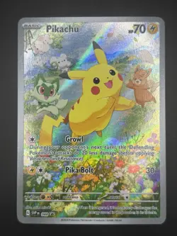 Pikachu SVP088 Black Star Promo Card Paldea Adventure Chest - Image 1