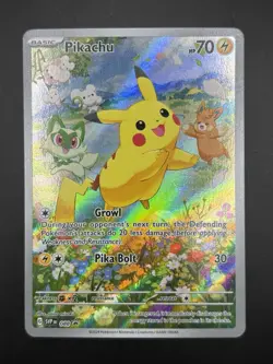 Pikachu SVP088 Black Star Promo Card Paldea Adventure Chest - Image 1