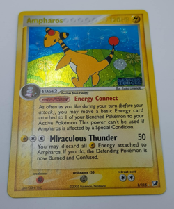 Ampharos EX Unseen Forces 1/115 Reverse Holo Rare Pokemon Card TCG - Image 5