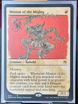 Minion of the Mighty (Showcase) - Foil - MTG - AFR - 320 - RARE ~ NM - Image 2
