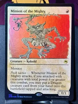 Minion of the Mighty (Showcase) - Foil - MTG - AFR - 320 - RARE ~ NM - Image 3