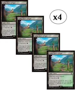 4x - Gohn, Town of Ruin - x4 (playset) - Final Fantasy - C NM MTG - Image 1