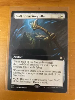 Staff of the Storyteller (Extended) MTG Phyrexia All Will Be One Commander NM - Image 1