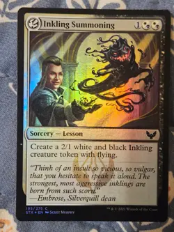 Inkling Summoning FOIL Strixhaven: School of Mages (195) STX MTG Magic - Image 2