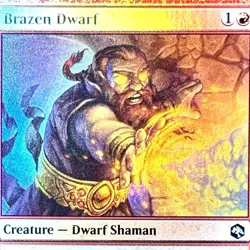 Brazen Dwarf - Foil - MTG - AFR - 134/281 - COMMON ~ NM - Image 1