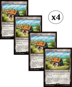 4x - Adventurer's Inn - x4 (playset) - Final Fantasy - C NM MTG - Image 1