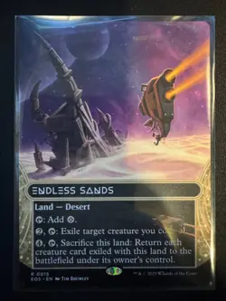 Endless Sands (Rare Borderless) #15 EOE Stellar Sights MTG NM - Image 1