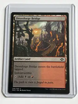 Drossforge Bridge 246 MTG Modern Horizons 2 2021 Mint - 9.0 + Non Foil - Image 1