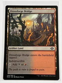 Drossforge Bridge 246 MTG Modern Horizons 2 2021 Mint - 9.0 + Non Foil - Image 2