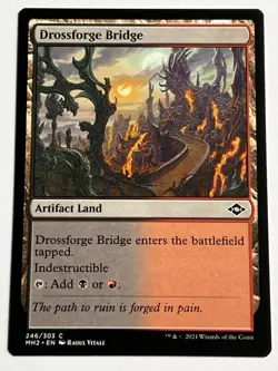 Drossforge Bridge 246 MTG Modern Horizons 2 2021 Mint - 9.0 + Non Foil - Image 4