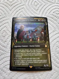 Caesar, Legion's Emperor SHowcase Foil MTG Fallout PIP 339 NM Unplayed - Image 2