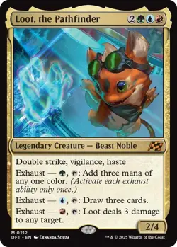 MTG Singles: Loot, the Pathfinder - Aetherdrift (DFT) - NM - Image 1