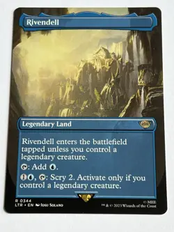Rivendell 344 MTG Lord of the Rings 2023 Mint - 9.0 + Borderless Non Foil Rare - Image 4