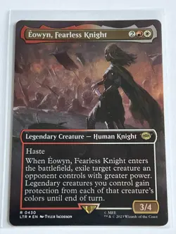 Eowyn Fearless Knight 430 MTG Lord of the Rings 2023 Mint - 9.0 + Foil Rare - Image 2