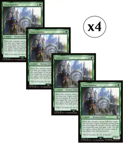 4x - Town Greeter - x4 (playset) - Final Fantasy - C NM MTG - Image 1