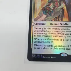Guardian of the New Benalia 019/281 Dominaria United Promo Pack MTG - NM Foil - Image 5