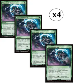 4x - Tifa's Limit Break - x4 (playset) - Final Fantasy - UC NM MTG - Image 1