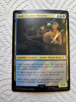Raul, Trouble Shooter Surge Foil MTG Fallout PIP 643 NM Unplayed - Image 1