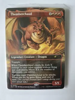 Themberchaud MTG D&D Promo - Near Mint Non Foil Sealed Pack - Image 2