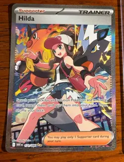 Hilda 171/086 Special Illustration Rare Trainer Card White Flare Pokemon TCG - Image 1