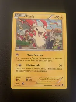 Pokemon Card Plusle Colpi Furiosi Comune 31/111 Ita Italiano - Image 1