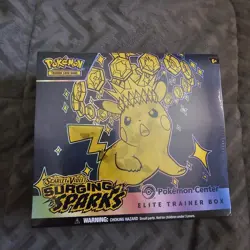 Pokemon Center Exclusive Surging Sparks ETB Elite Trainer Box - Image 1