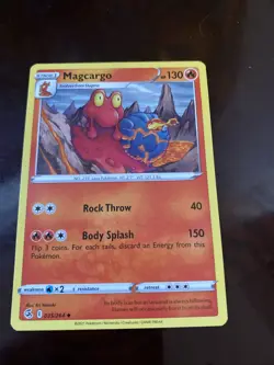 Magcargo 035/264 Swsh08: Fusion Strike Regular POKEMON TCG CARD - Image 1