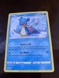 Lapras 006/015 McDonald's Promos 2022 Regular POKEMON TCG CARD - Image 1