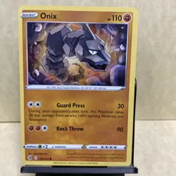 Onix 138/264 Swsh08: Fusion Strike Regular Pokemon TCG Card - Image 1