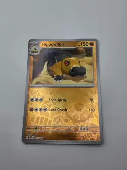 Hippowdon (Master Ball Pattern) 053/131 Prismatic Evolutions Holo Card TCG - Image 1