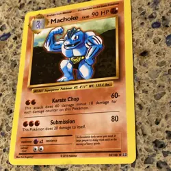 Pokemon Machoke XY 58/108 Evolutions TCG Regular Uncommon Card GAME - Image 1