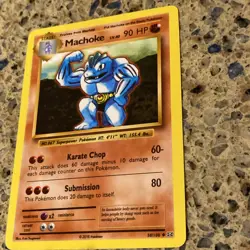 Pokemon Machoke XY 58/108 Evolutions TCG Regular Uncommon Card GAME - Image 2