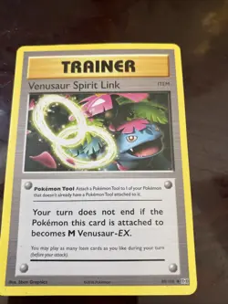 Venusaur Spirit Link 89/108 Evolutions Regular Pokemon TCG card - Image 1