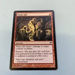 Flame Jab Eventide Regular Mtg Tcg Card - Image 1