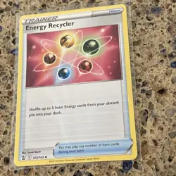 POKEMON Energy Recycler Pokemon TCG Trainer Card 124/163 TRADING - Image 1